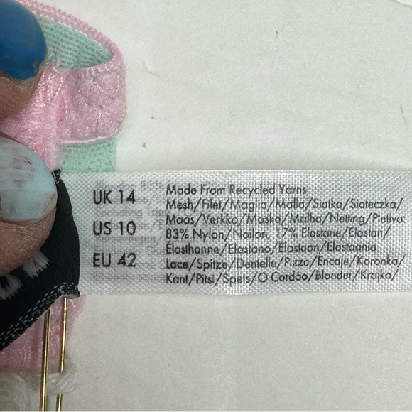 NWT DORA LARSEN Emilie Lace Bralette Low Rise Panty Knicker Set Bright Yellow - Picture 14 of 16